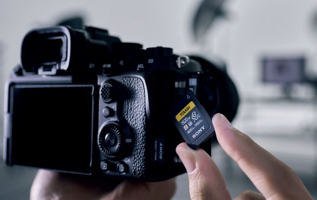 Sony CFexpress Type A memory card CEA-G out of stock 2026